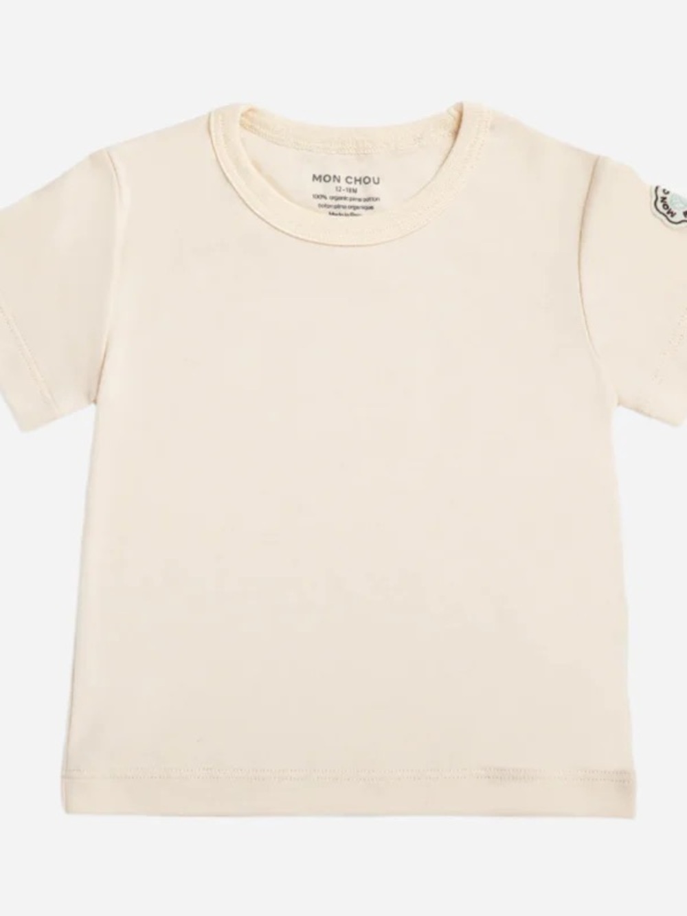 Cream Short Sleeve Kids Tee